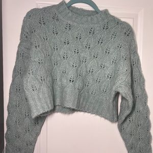 TopShop Light Blue Sweater- Small